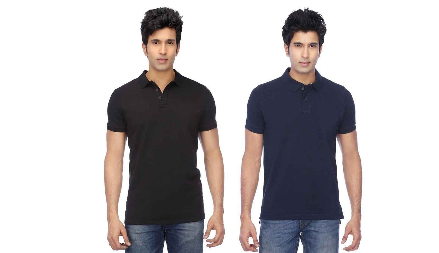 POLYESTER POLO T-SHIRT PACK OF 2
