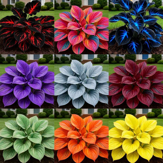 Premium Large Hosta Flower Seeds for Home Gardening | Shade-Loving Perennial Plant | Easy to Grow (Large Pack)