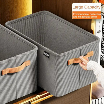 (Pack of 6) Foldable Cloth Storage Organizer For All Clothes type | Non-Woven Foldable Cloth  Organizer Stackers (Pack of 6)