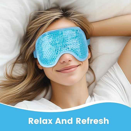Eye Mask for Puffy Eyes Reusable Hot Cold Therapy Gel Eye Mask PACK OF 1