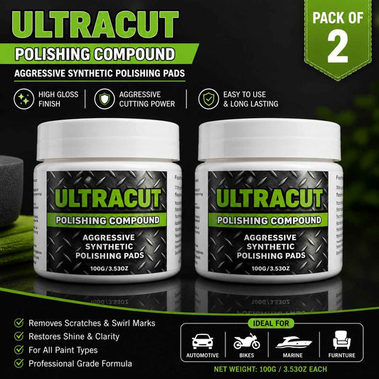 Ultracut Polishing Compound  with sponge Pack Of 2