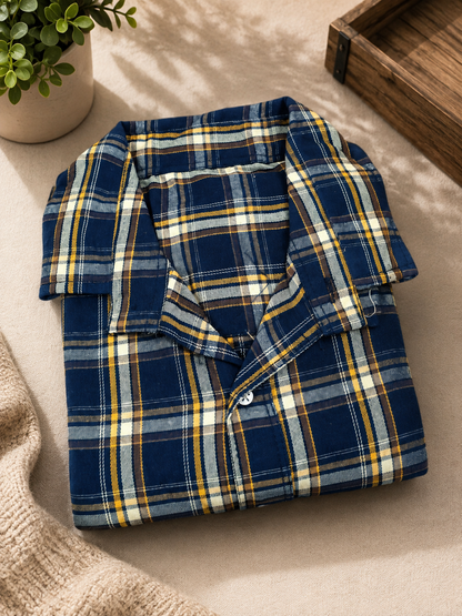 Muticoloured Cotton Checkered Shirts (Pack of 3)