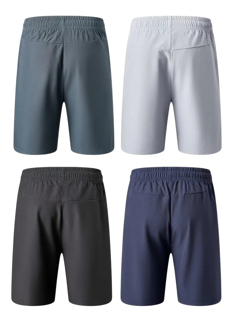 (Pack of 4) Men Stretchable Shorts | Ideal for Regular Summer Casual Wear, Soft Breathable Fabric |Men (Pack of 4)