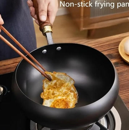 2.3 L Non-Stick Cast Iron Cooking Pot with Lid | Heavy Gauge, Even Heat Distribution | Perfect for Curry, Biryani, Dal, Soup & Everyday Cooking