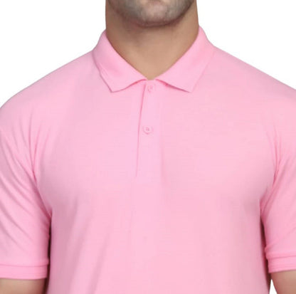 Men's Half Sleeves Polo Neck T-shirt