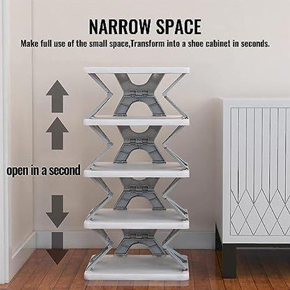 6-Layer Smart Foldable Shoes Tier Shoe Rack (6 Layer)