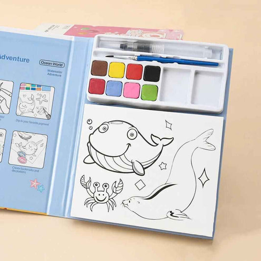 Portable Water Painting Book