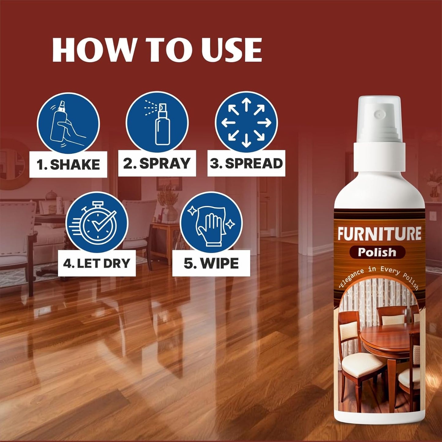[Pack of 3] Furniture Polish Pack | 100 ml each
