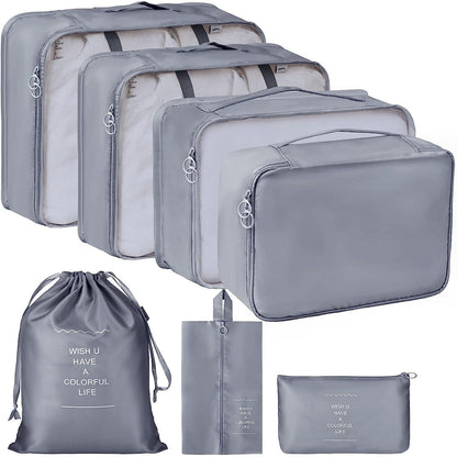 7 in 1 Travel Pouch Organiser Bags