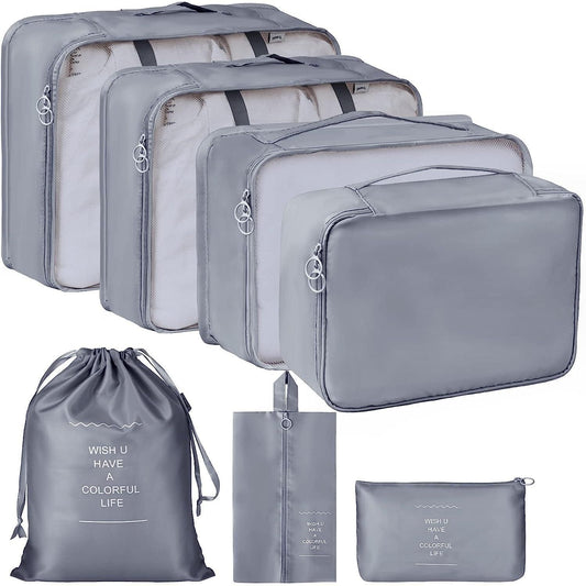 7 in 1 Travel Pouch Organiser Bags