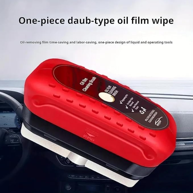 Window Oil Film Remover Tool with Sponge Head PACK OF 2