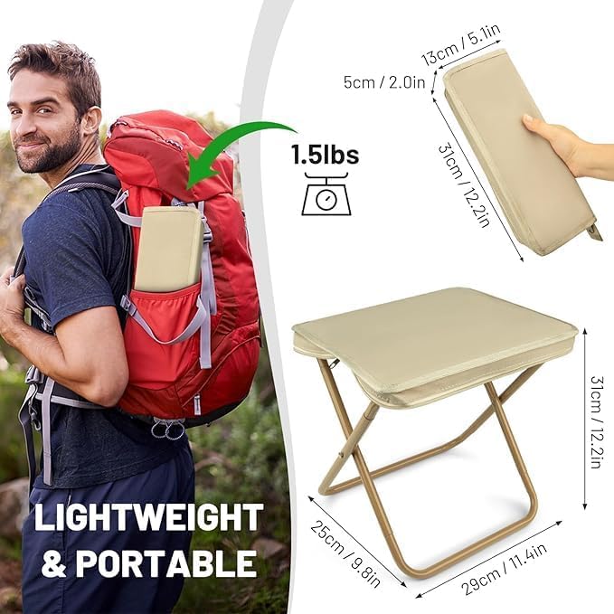 Handbag Folding Stool, Zipper Bag - CL-SP-1305