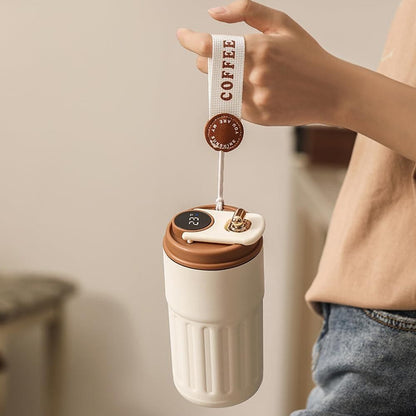 LED Temperature Display Coffee Cup