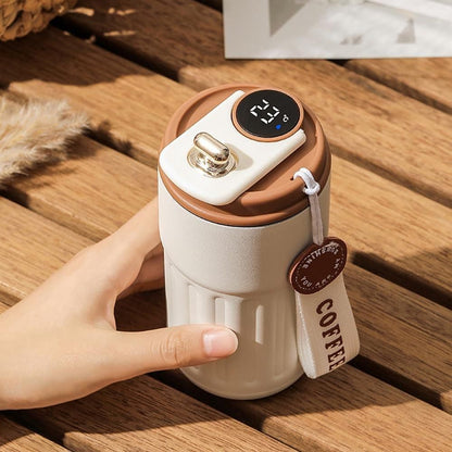 LED Temperature Display Coffee Cup