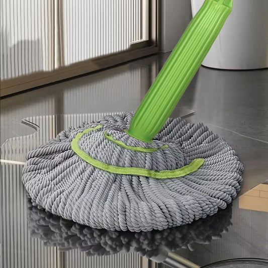 Self-twisting Water Rotating Mop | 360° Spin Mop with Microfiber Head & Stainless Steel Rod | Suitable for Home, Kitchen & Office
