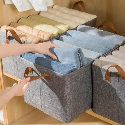 Foldable Cloth Storage Basket(pack of 2)